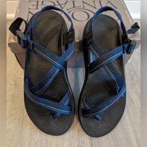 Chaco Z/2 Classic Sandals Mens Size 12 Midnight Blue Navy Black Hiking Sandals